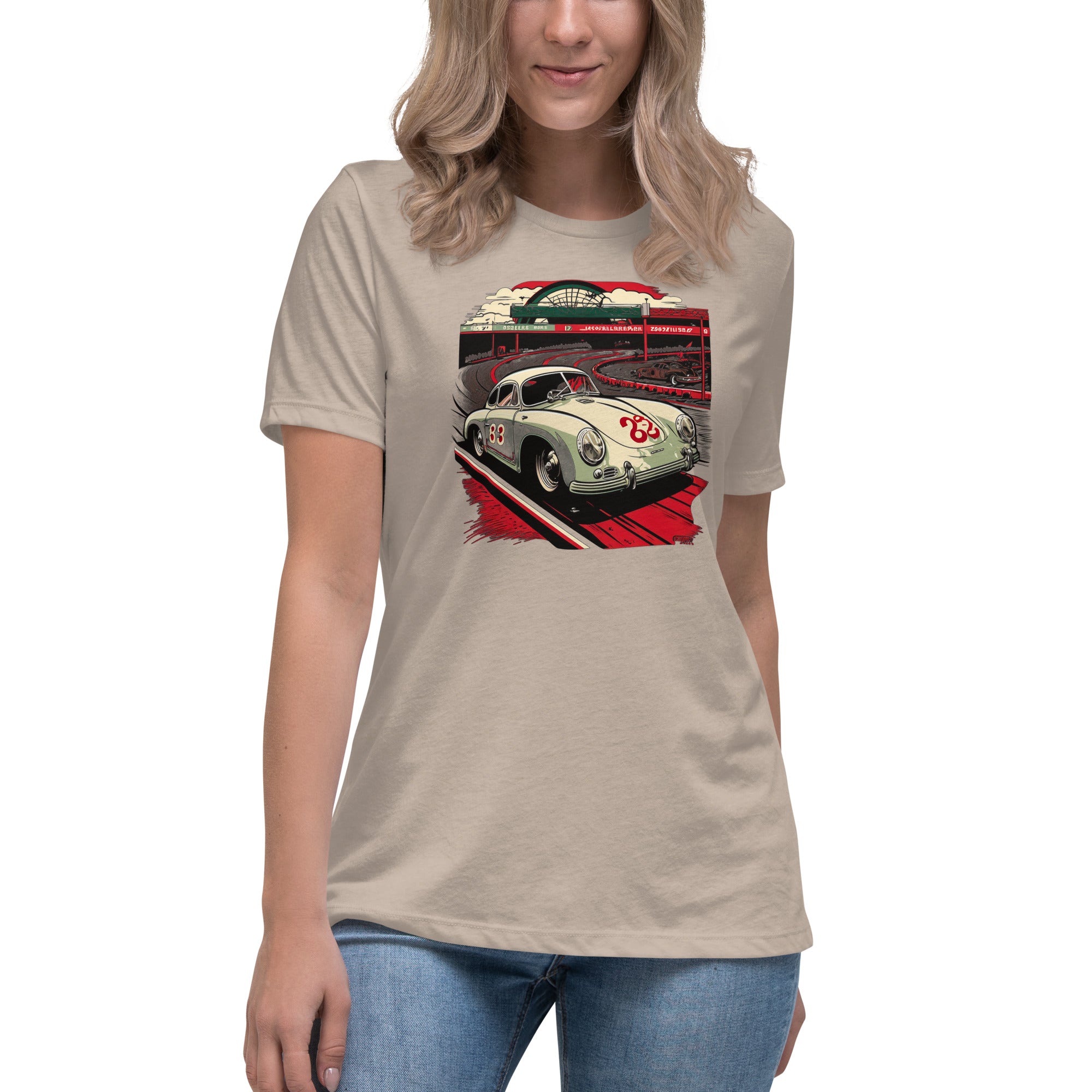 1953 Porsche 356 Race Car - Women's Relaxed T-Shirt